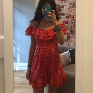 Red dress